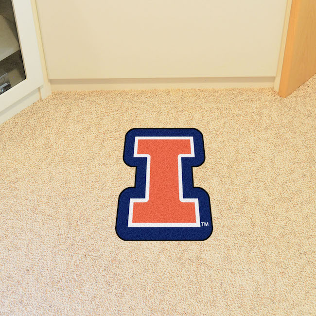 Illinois Fighting Illini MASCOT 36 x 48 Floor Mat