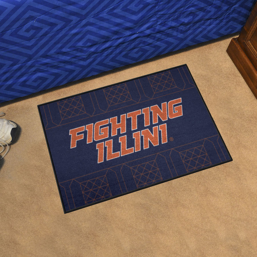 Illinois Fighting Illini SLOGAN 20 x 30 Starter Floor Mat