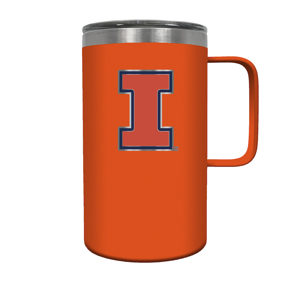 Illinois Fighting Illini 18 oz HUSTLE Travel Mug - Team Color