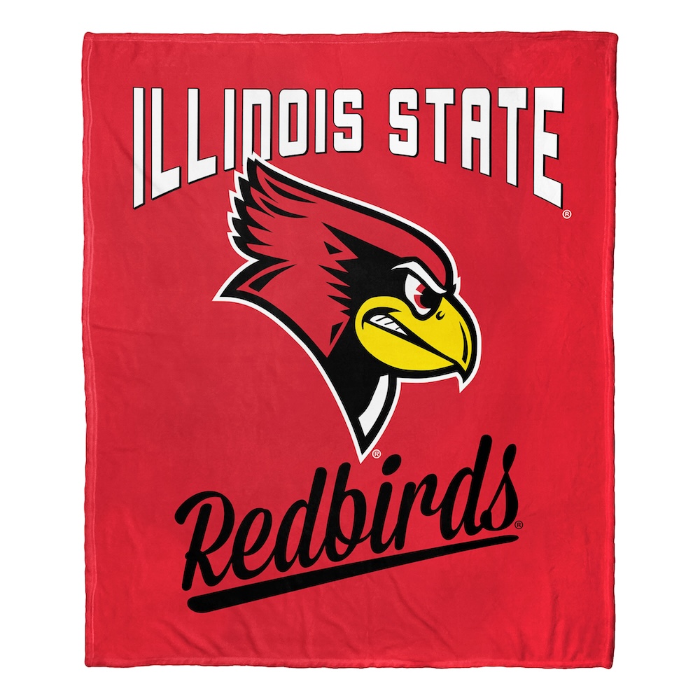 Illinois State Redbirds ALUMNI Silk Touch Throw Blanket 50 x 60 inch