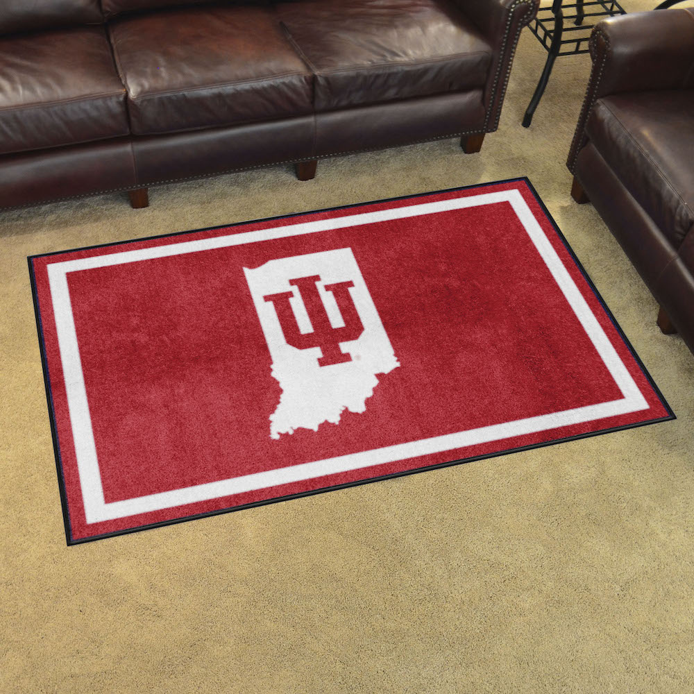 Indiana Hoosiers 4x6 Area Rug - Alt Logo