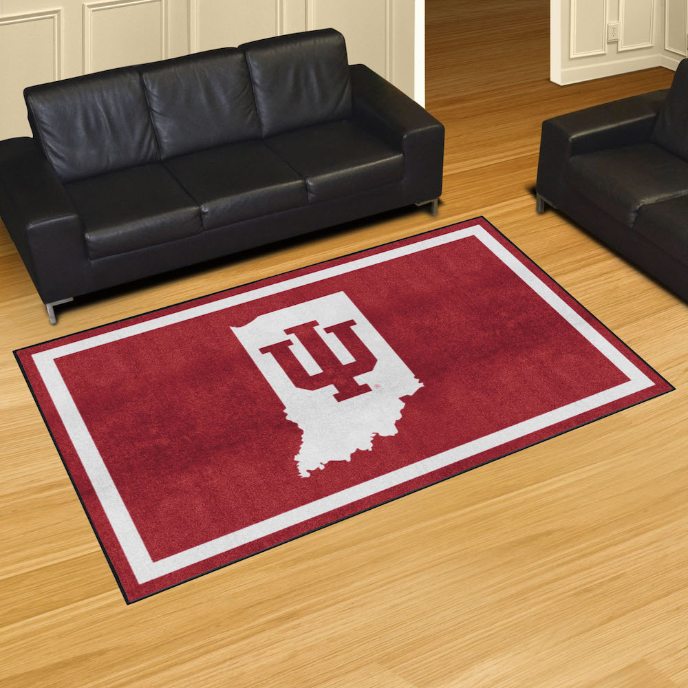 Indiana Hoosiers 5x8 Area Rug - Alt Logo