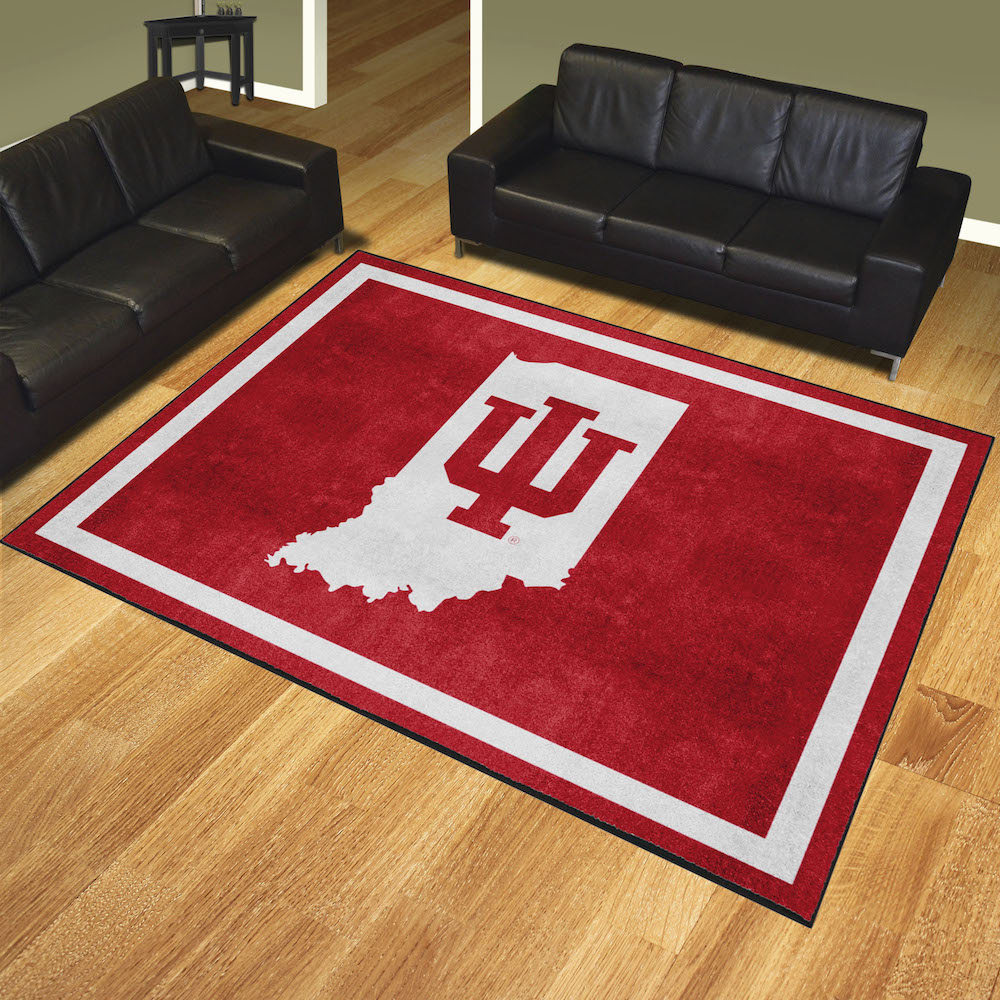 Indiana Hoosiers 8x10 Area Rug - Alt Logo