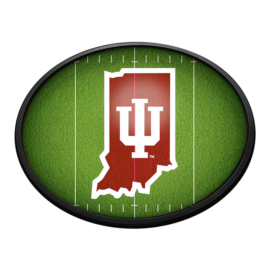 Indiana Hoosiers ON THE 50 Slimline LED Wall Sign ~ OVAL