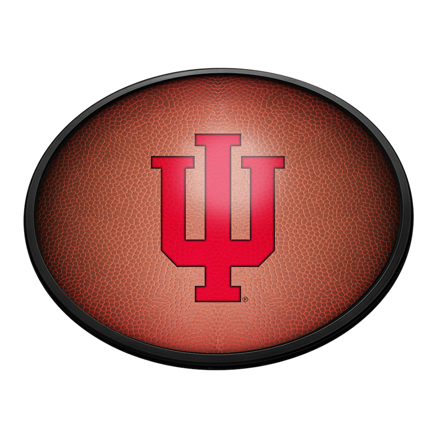 Indiana Hoosiers PIGSKIN Slimline LED Wall Sign ~ OVAL