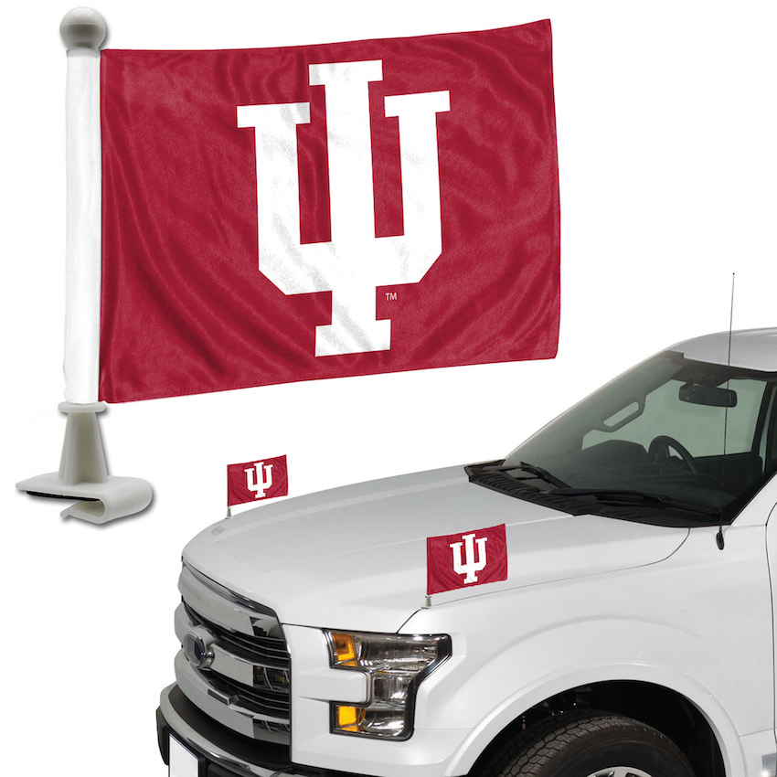 Indiana Hoosiers Ambassador Car Flags