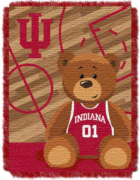 Indiana Hoosiers Woven Baby Blanket 36 x 48