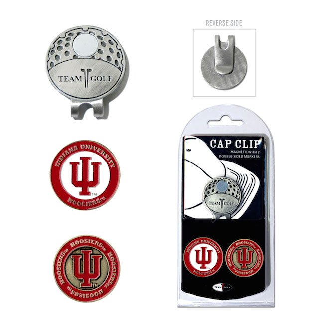 Indiana Hoosiers Hat Clip With 2 Ball Markers