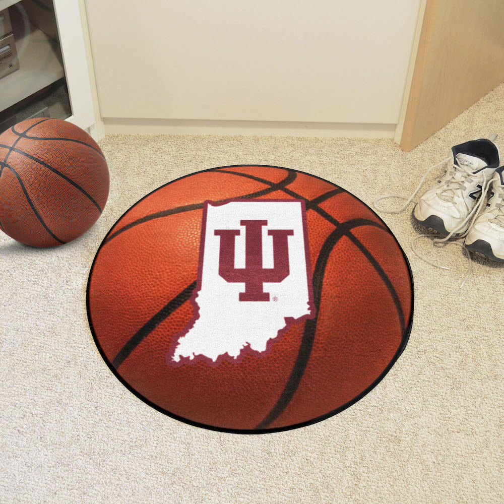 Indiana Hoosiers BASKETBALL Mat - Alt Logo