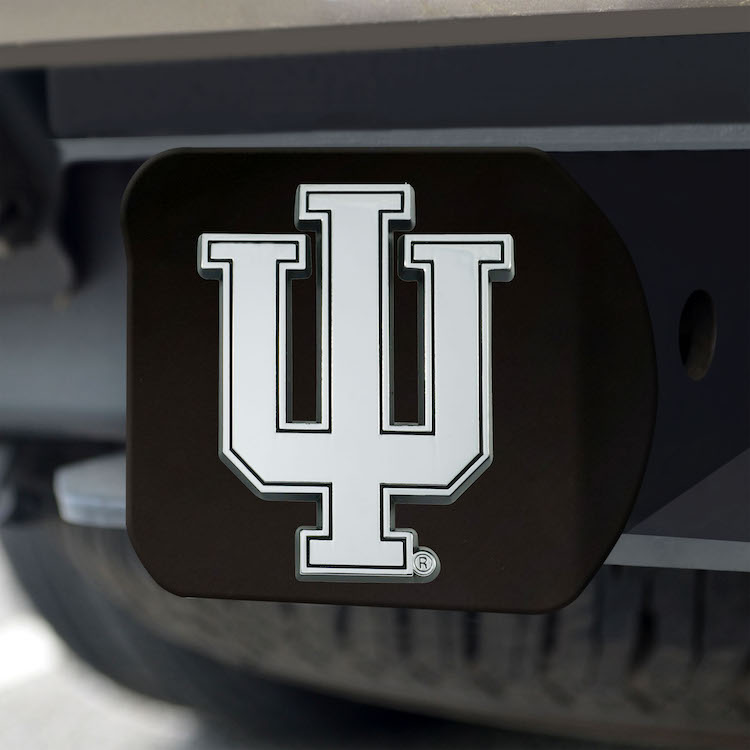 Indiana Hoosiers BLACK Trailer Hitch Cover