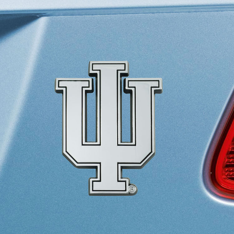 Indiana Hoosiers Metal Auto Emblem