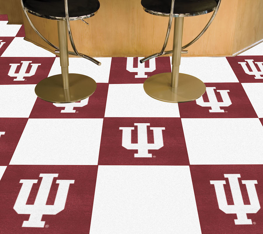 Indiana Hoosiers Carpet Tiles 18x18 in.