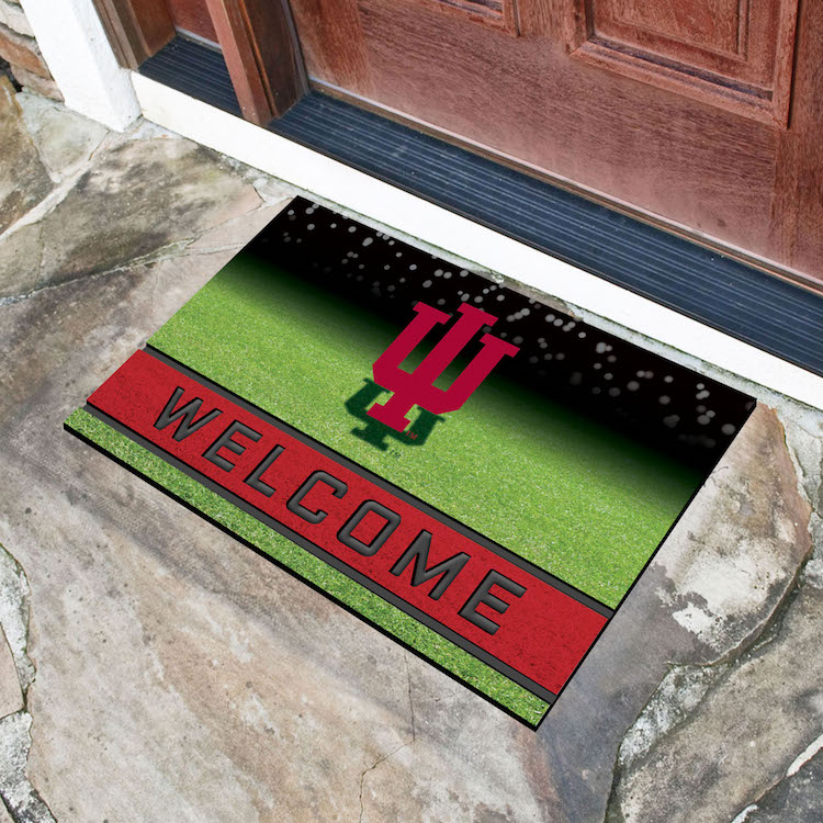 Indiana Hoosiers Recycled Crumb Rubber Door Mat