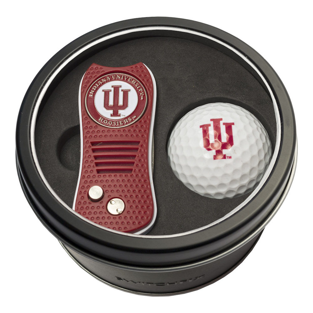 Indiana Hoosiers Switchblade Divot Tool and Golf Ball Gift Pack