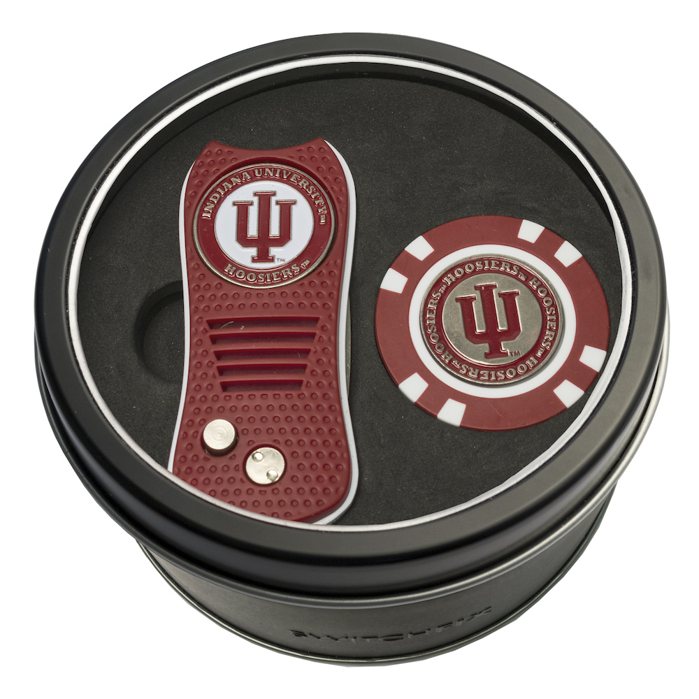 Indiana Hoosiers Switchblade Divot Tool and Golf Chip Gift Pack