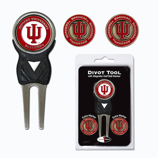 Indiana Hoosiers 3 Marker Signature Divot Tool Pack