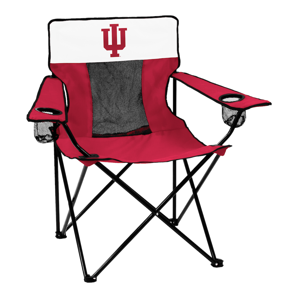 Indiana Hoosiers ELITE logo folding camp style chair
