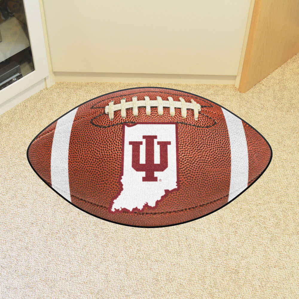 Indiana Hoosiers FOOTBALL Mat - Alt Logo