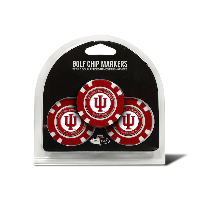 Indiana Hoosiers 3 Pack Golf Chips