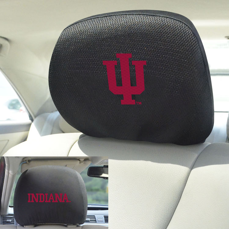 Indiana Hoosiers Head Rest Covers