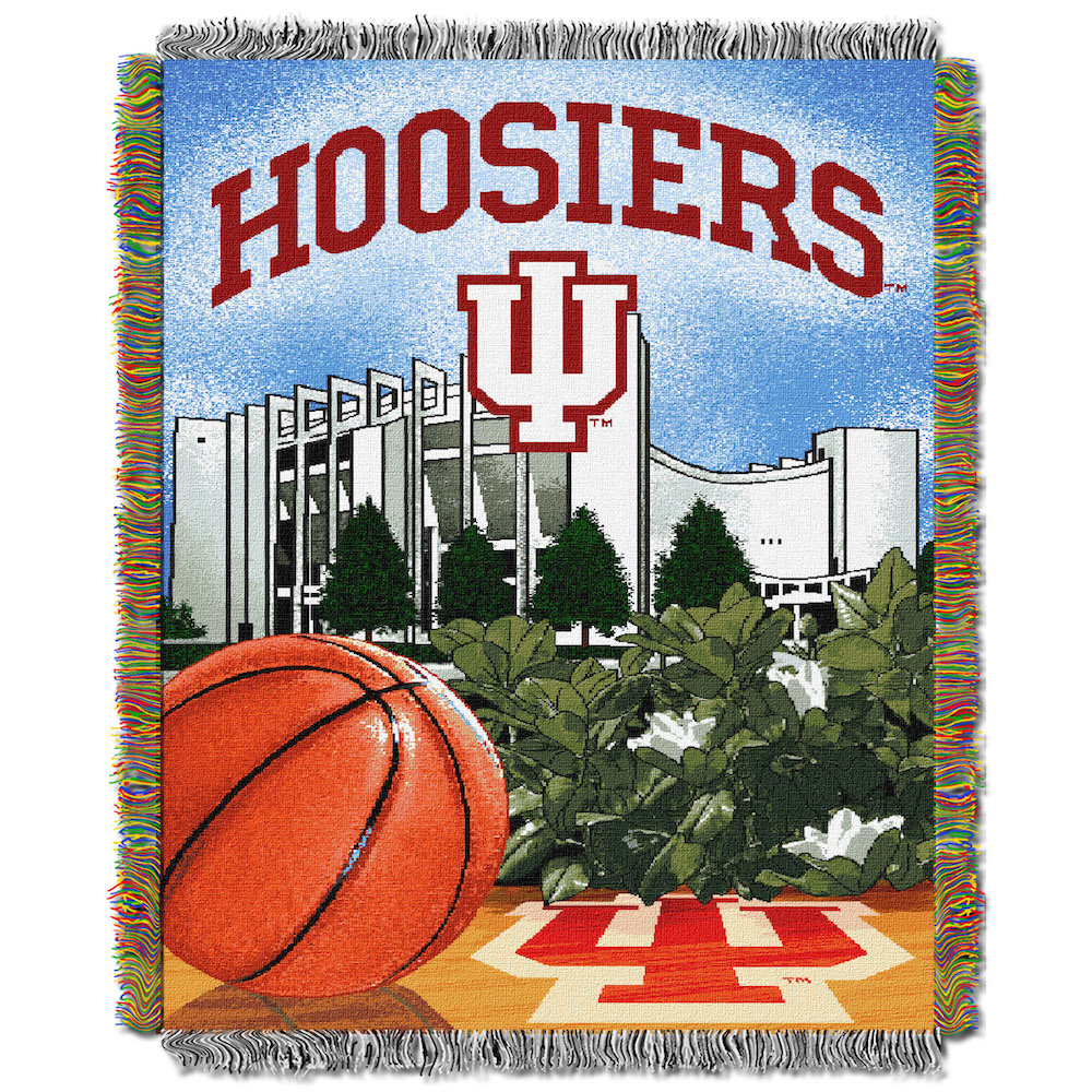 Indiana Hoosiers Home Field Advantage Series Tapestry Blanket 48 x 60