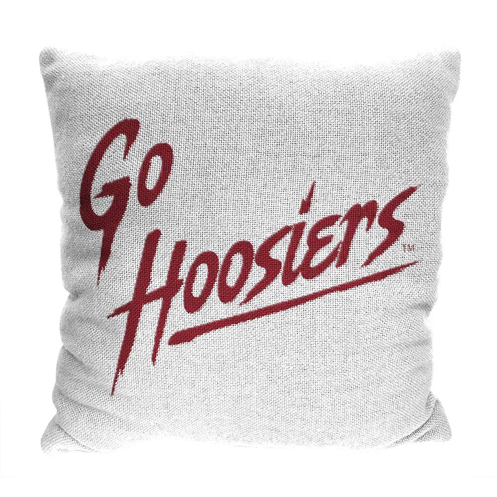 Indiana Hoosiers Double Sided INVERT Woven Pillow