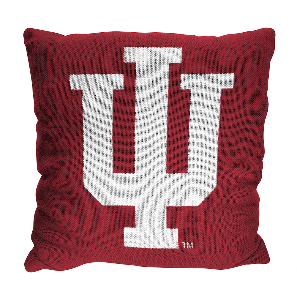 Indiana Hoosiers Double Sided INVERT Woven Pillow