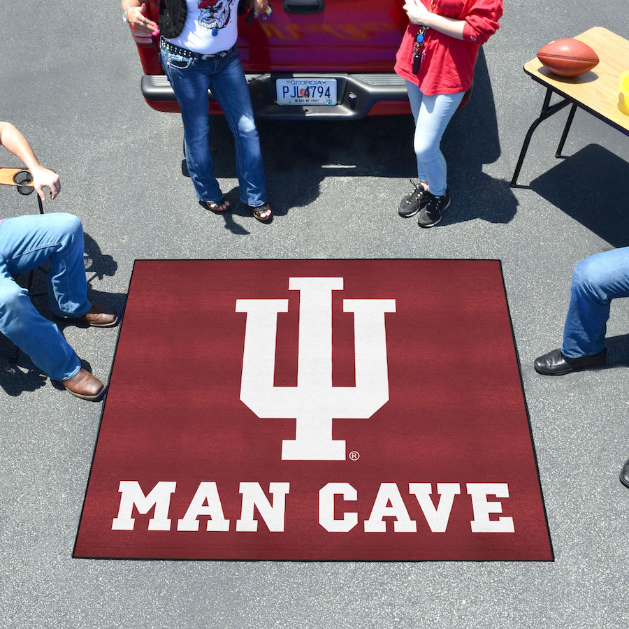 Indiana Hoosiers MAN CAVE TAILGATER 60 x 72 Rug