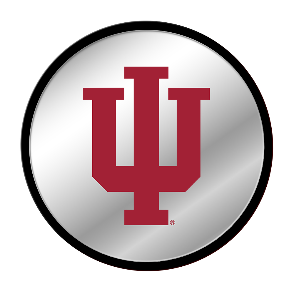 Indiana Hoosiers Modern Disc Mirrored Wall Sign