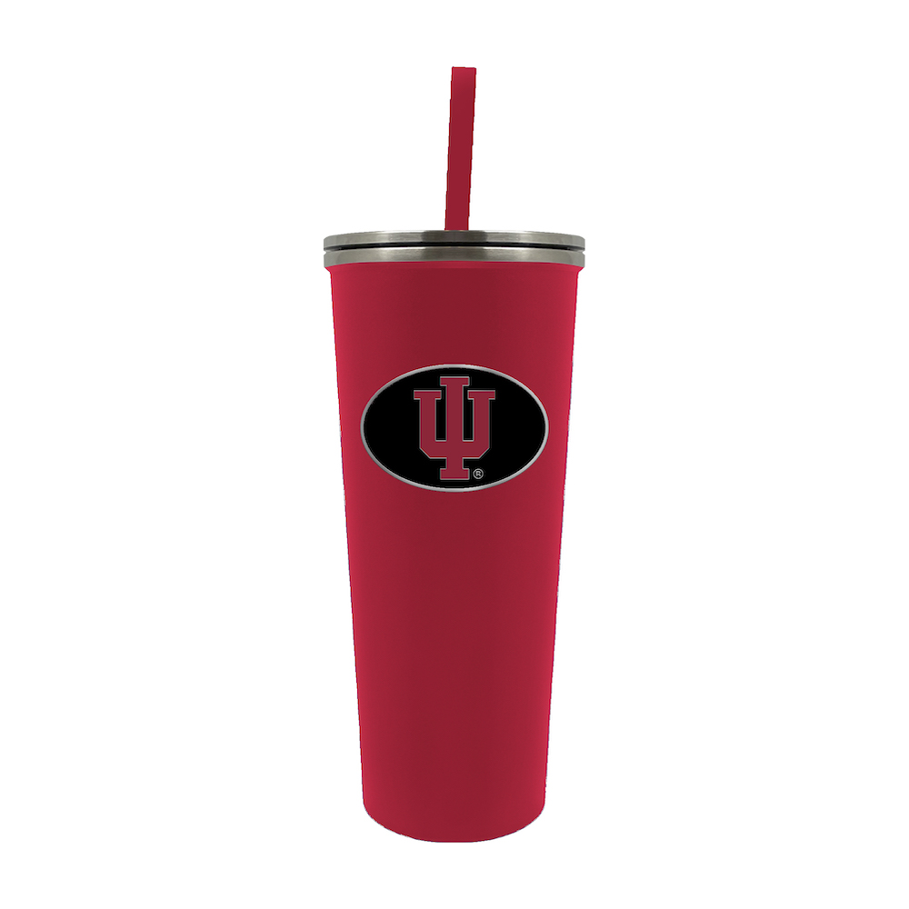 Indiana Hoosiers 24 oz Team Color Skinny Tumbler