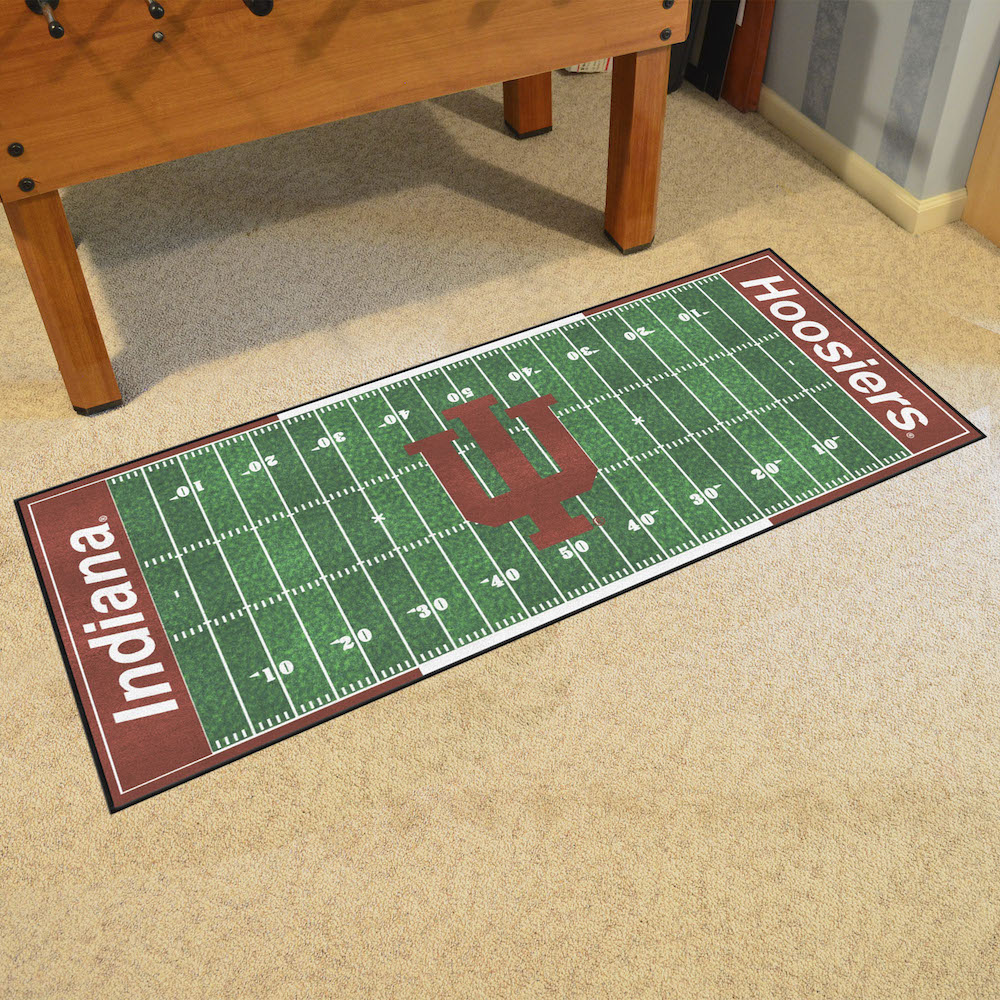 Indiana Hoosiers 30 x 72 Football Field Carpet Runner