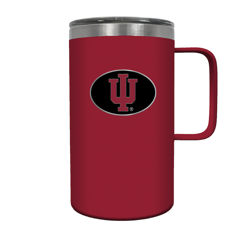 Indiana Hoosiers 18 oz HUSTLE Travel Mug - Team Color