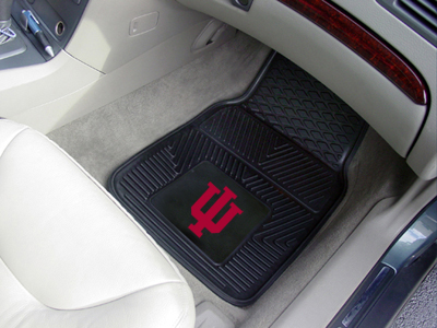 Indiana Hoosiers Car Floor Mats 18 x 27 Heavy Duty Vinyl Pair