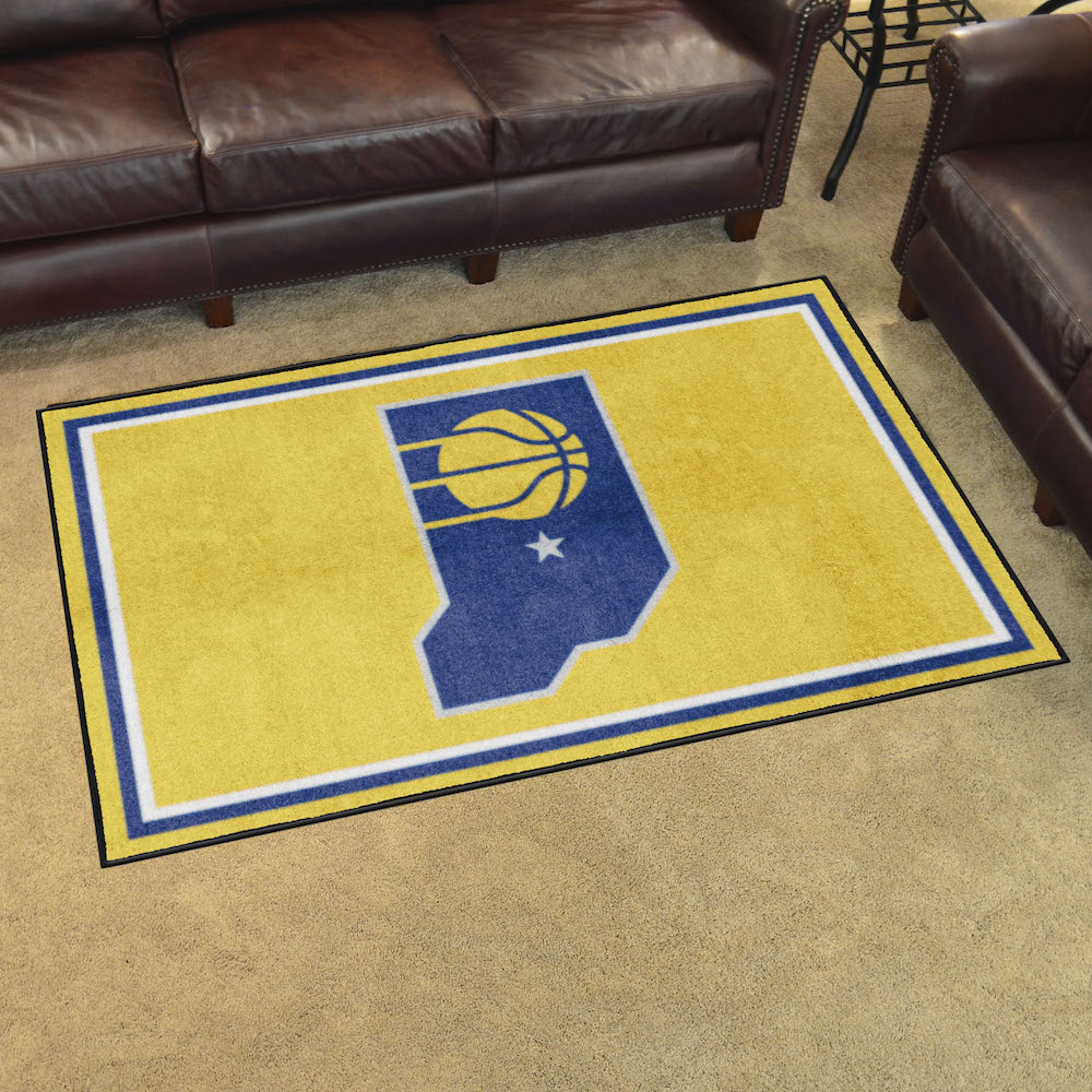 Indiana Pacers 4x6 Area Rug - 2nd Logo