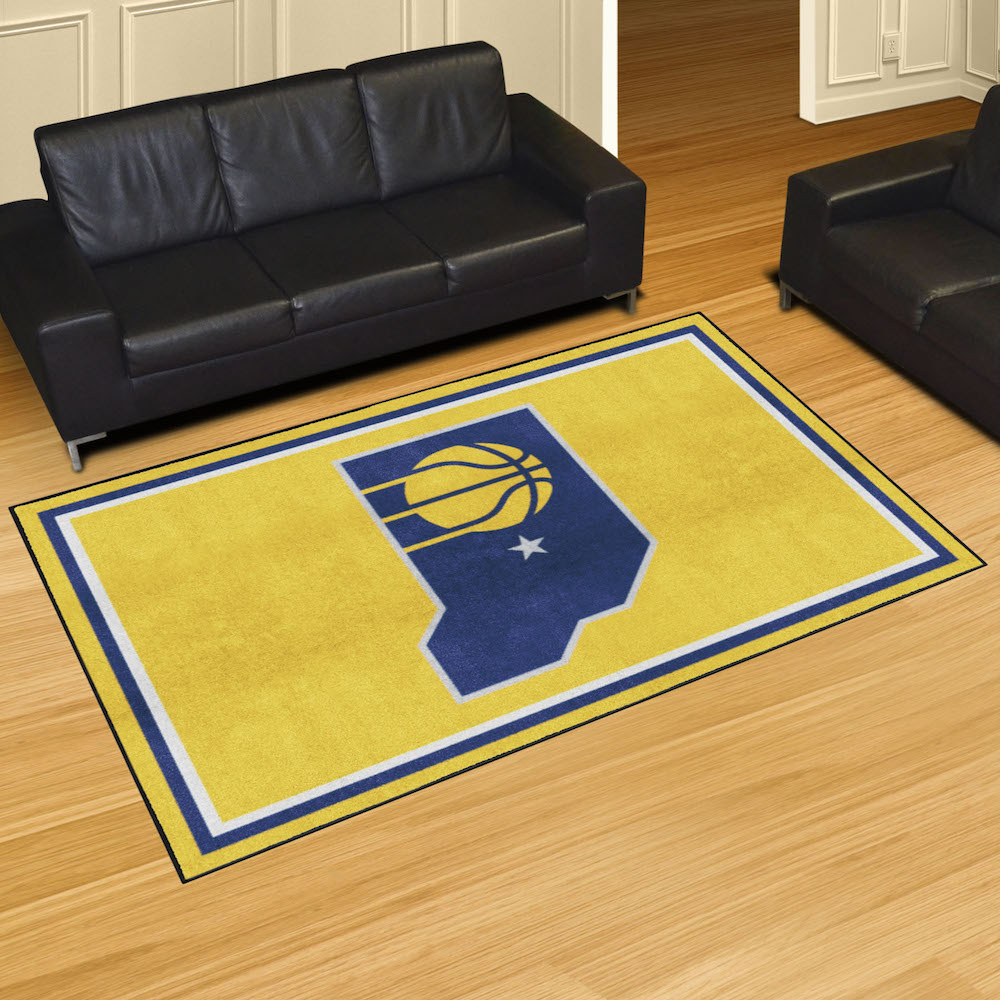 Indiana Pacers 5x8 Area Rug - 2nd Logo