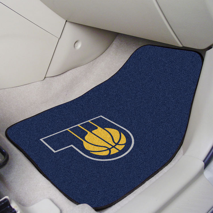 Indiana Pacers Car Floor Mats 18 x 27 Carpeted-Pair