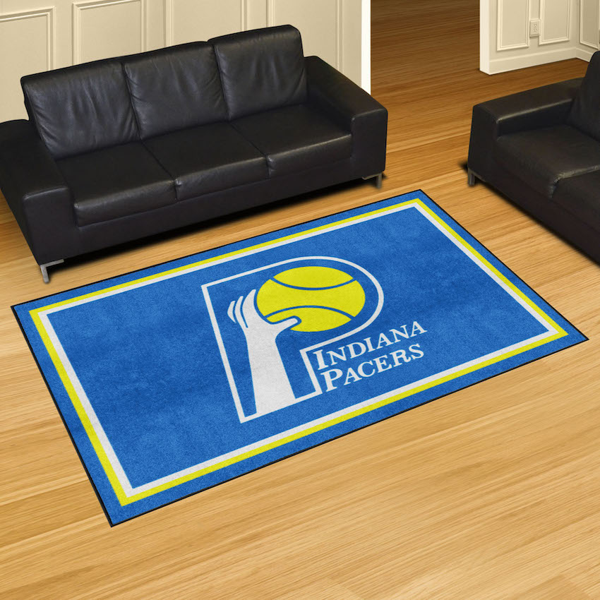 Indiana Pacers Vintage 5x8 Area Rug - Throwback Logo