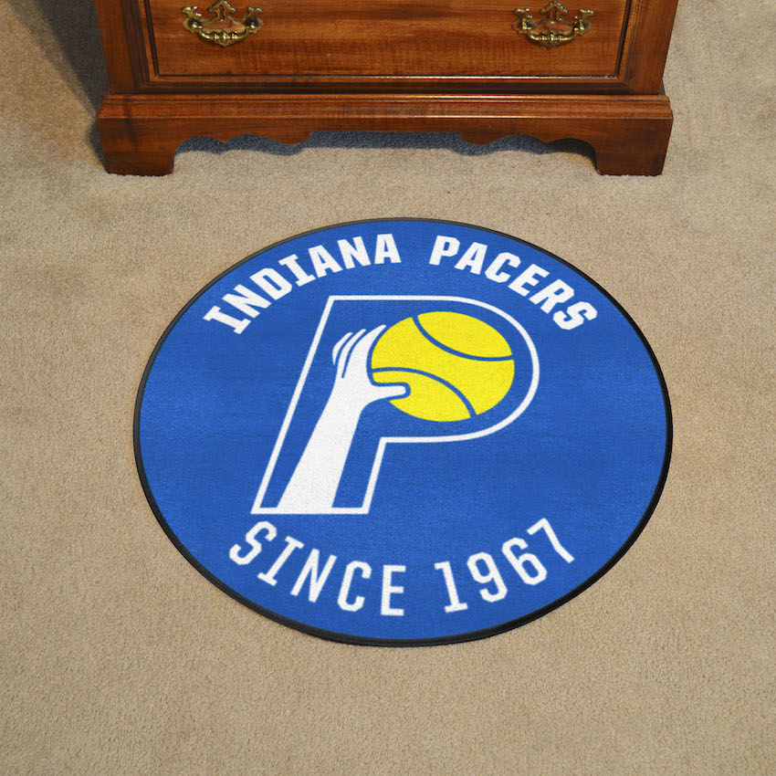 Indiana Pacers Vintage Roundel Mat - Throwback Logo