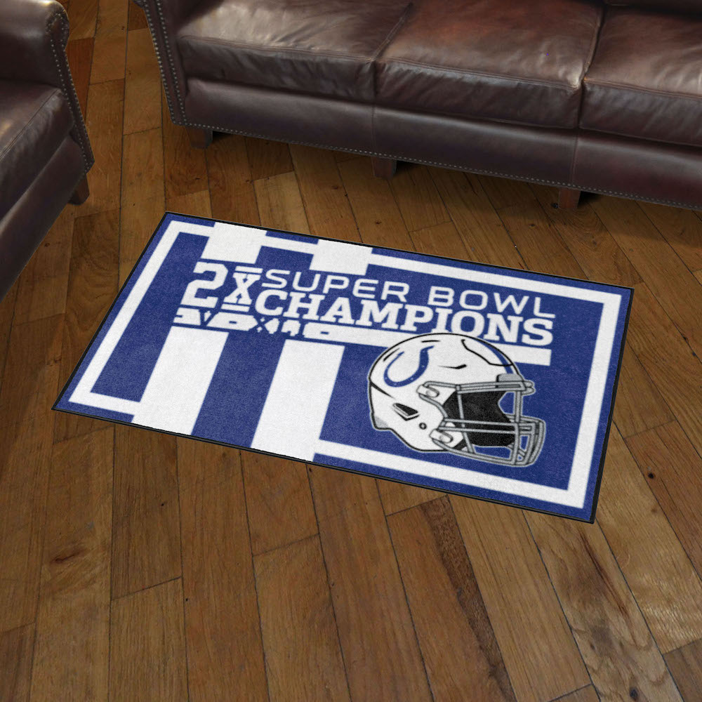 Indianapolis Colts 3 x 5 DYNASTY Area Rug