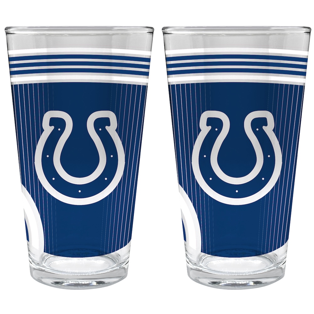 Indianapolis Colts COOL VIBES 2 pc Pint Glass Set