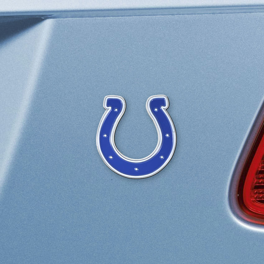 Indianapolis Colts Color Metal Auto Emblem