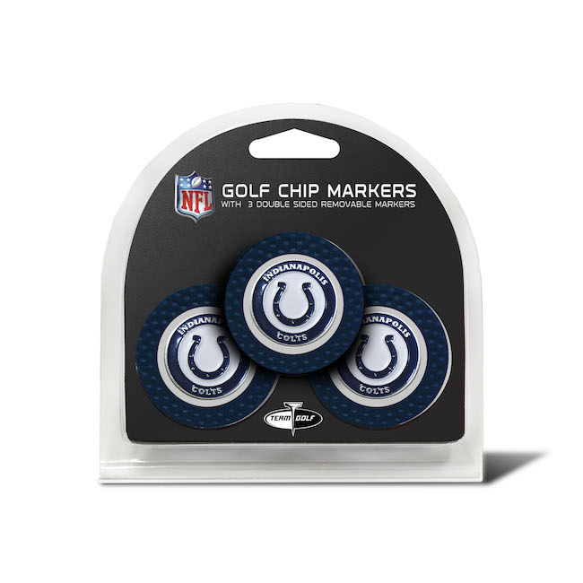 Indianapolis Colts 3 Pack Golf Chips