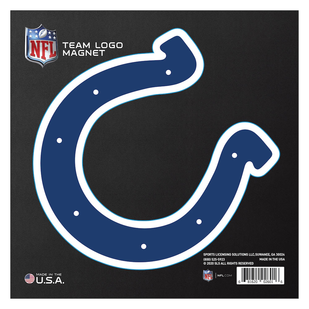 Indianapolis Colts Large Team Logo Magnet - Indoor Outdoor