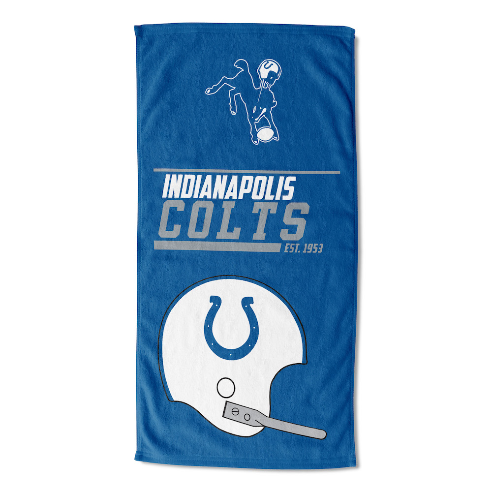 Indianapolis Colts Legacy Logo 30x60 Beach Towel