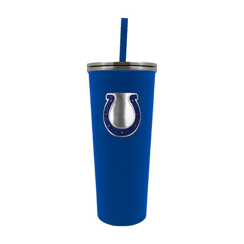 Indianapolis Colts 24 oz Team Color Skinny Tumbler