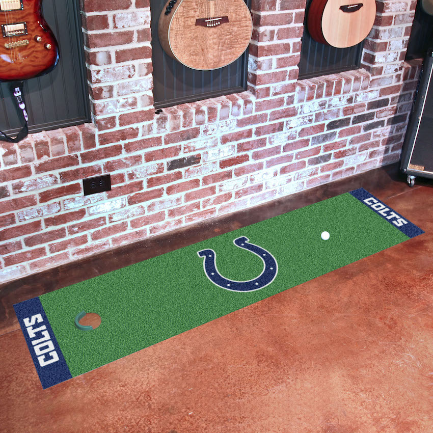 Indianapolis Colts Putting Green Mat 18 x 72