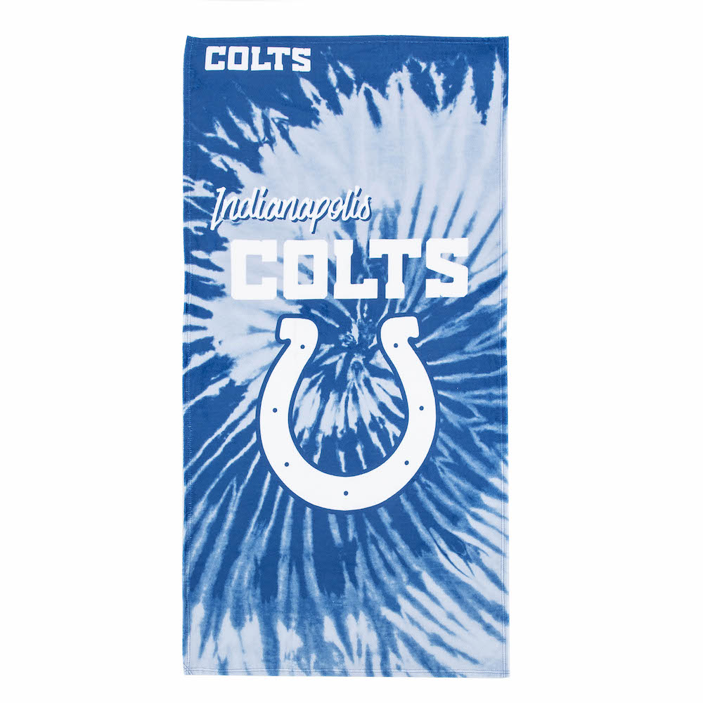 Indianapolis Colts Pyschedelic 30x60 Beach Towel