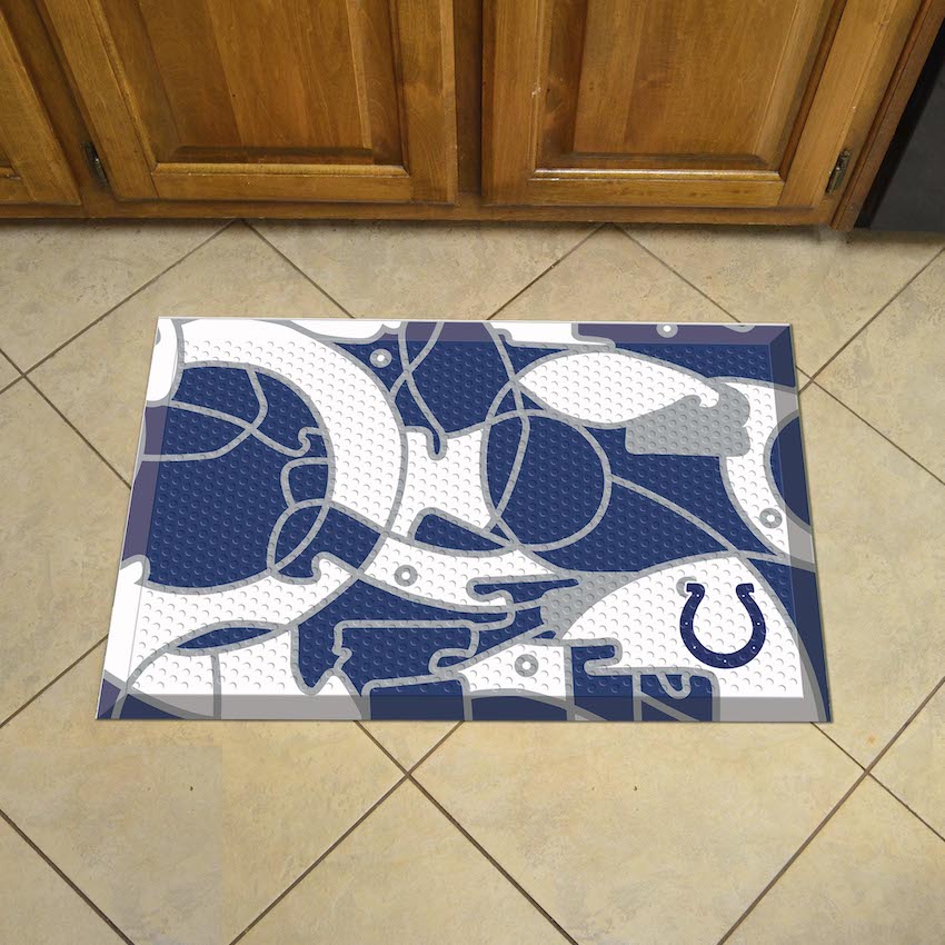 Indianapolis Colts Quick Snap Style SCRAPER Door Mat