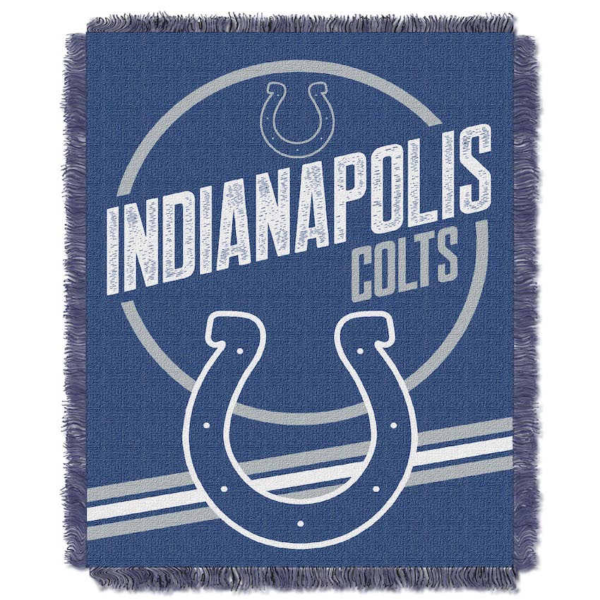 Indianapolis Colts Double Play Tapestry Blanket 48 x 60