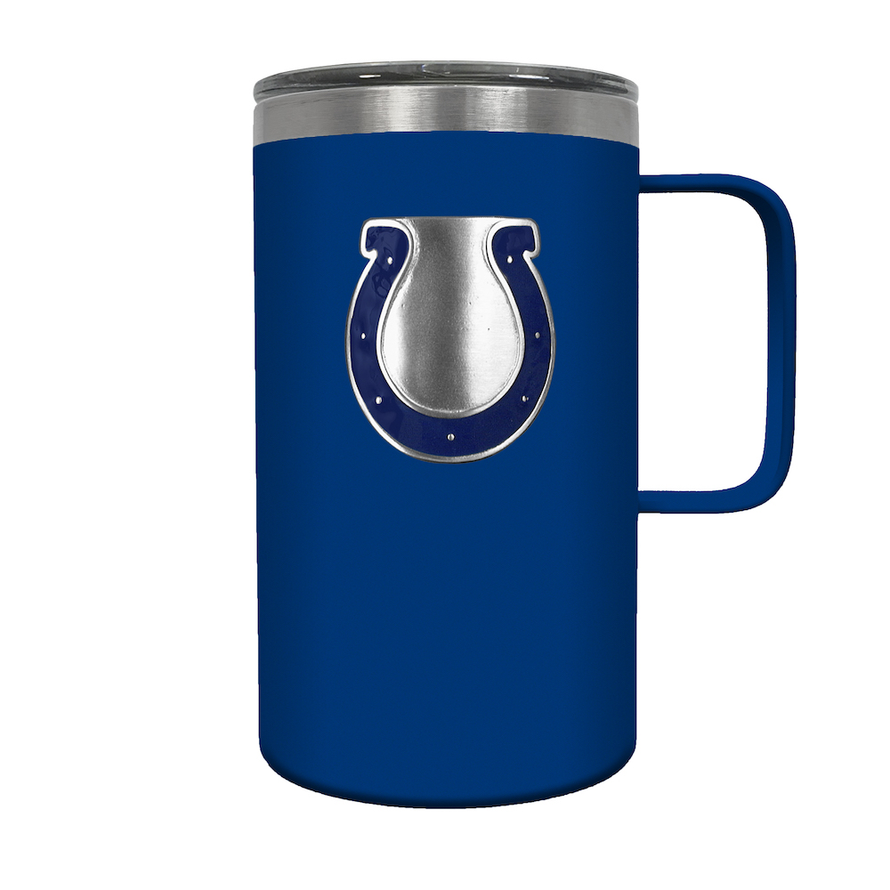 Indianapolis Colts 18 oz HUSTLE Travel Mug - Team Color